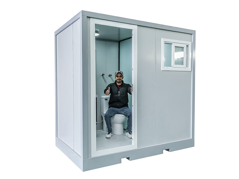 Egyszemélyes XL kültéri hordozható WC