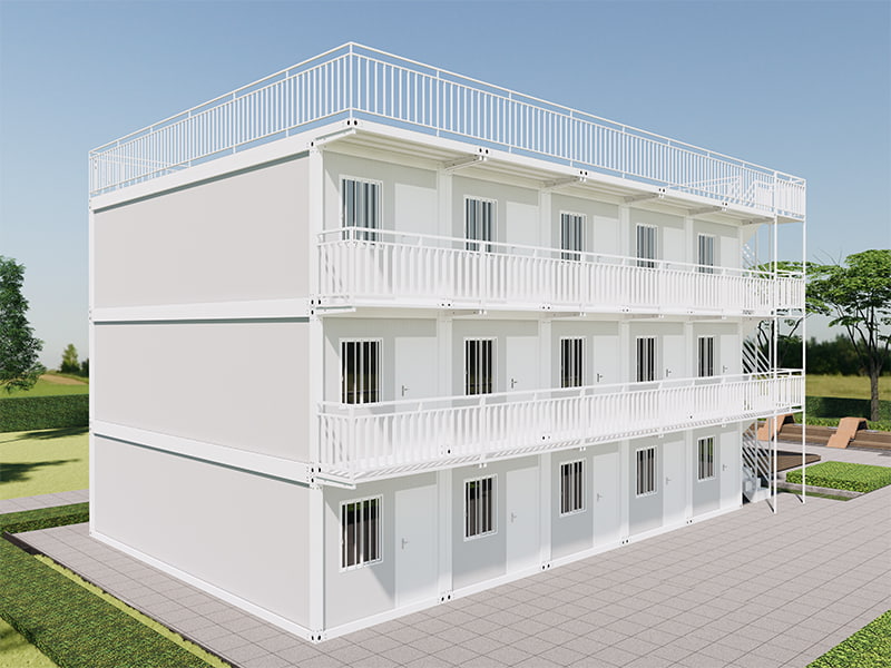 Vietnam Homestay Building Gyorsan összeszerelt konténer szoba